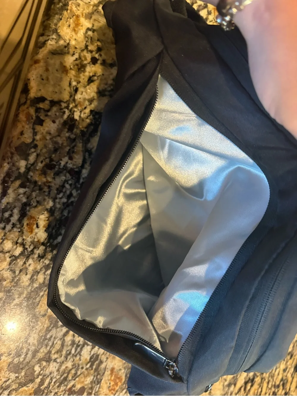 Black Doona Essentials Diaper Stroller Bag Lookalike